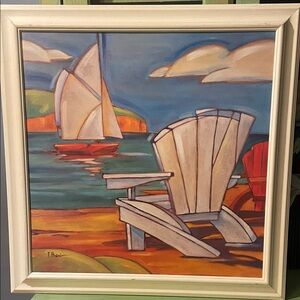 Coastal Serenity Framed Art Print